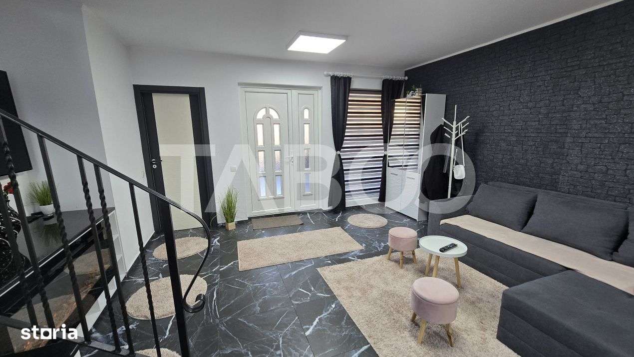 Casa individuala de vanzare 4 camere mobilate utilate Selimbar-5