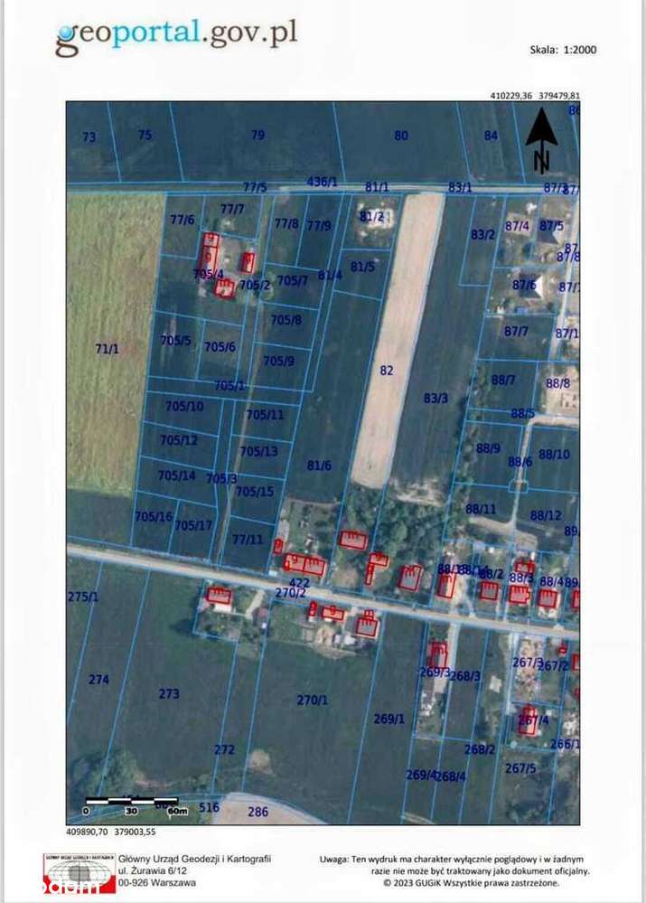 14 działek rolnych z możliwością zabudowy – Ślizów - Pełny obrazek: 4/4