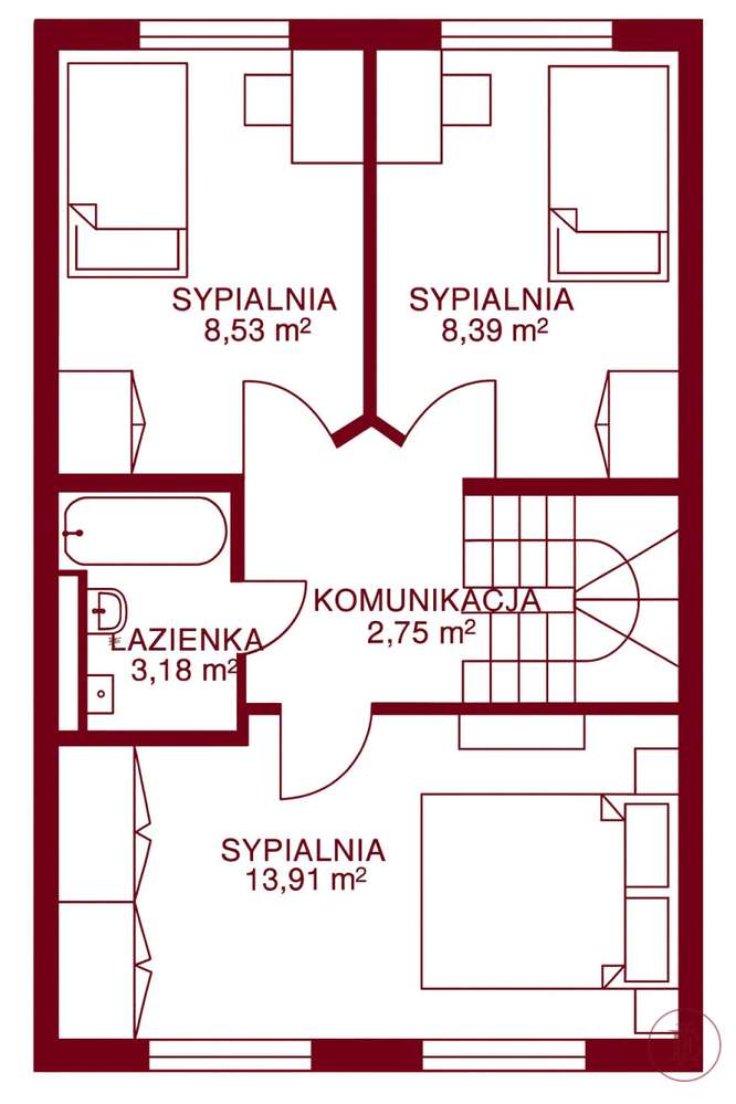 Zabudowa szeregowa Srebrna Ostoja 74.80m2-16