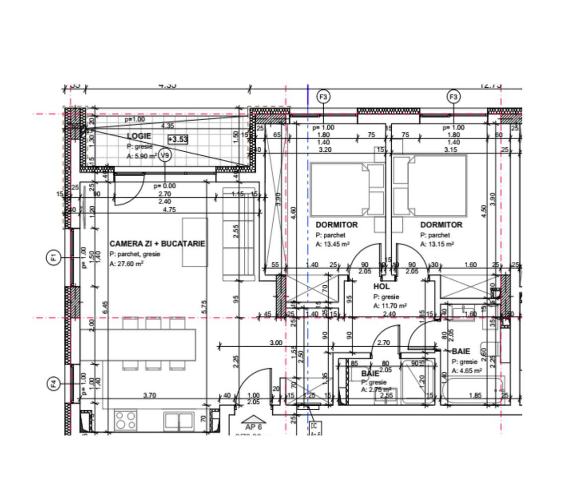 Dezvoltator vand apartament 3 camere Buna Ziua - Imagine principală: 5/15