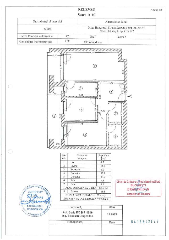 VANZARE APARTAMENT DE 3 CAMERE - ONE COTROCENI PARK-16