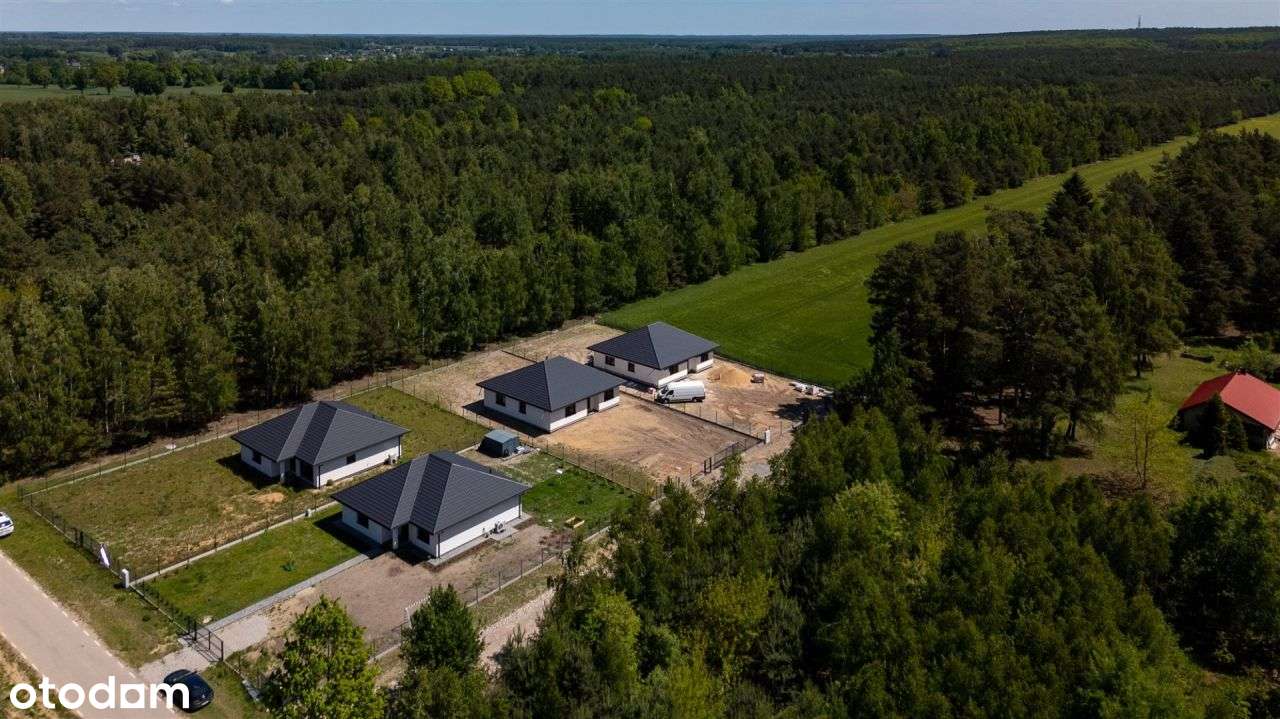 Dom parterowy obok lasu Stan dewelop Działka 1000-16