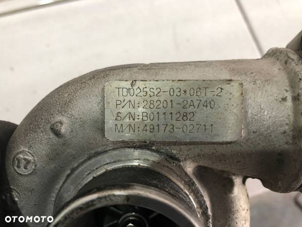 Turbosprężarka Hyundai I30 1.6 CRDI 28201-2A740 - 3