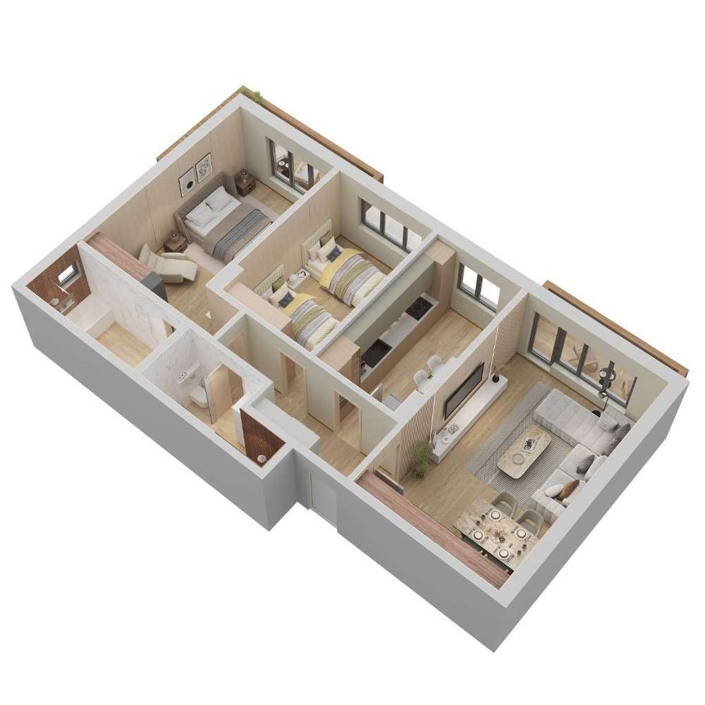 Randament excelent la 3 Camere 101.50 mp locatie Premium zona Coresi - Imagine principală: 4/19