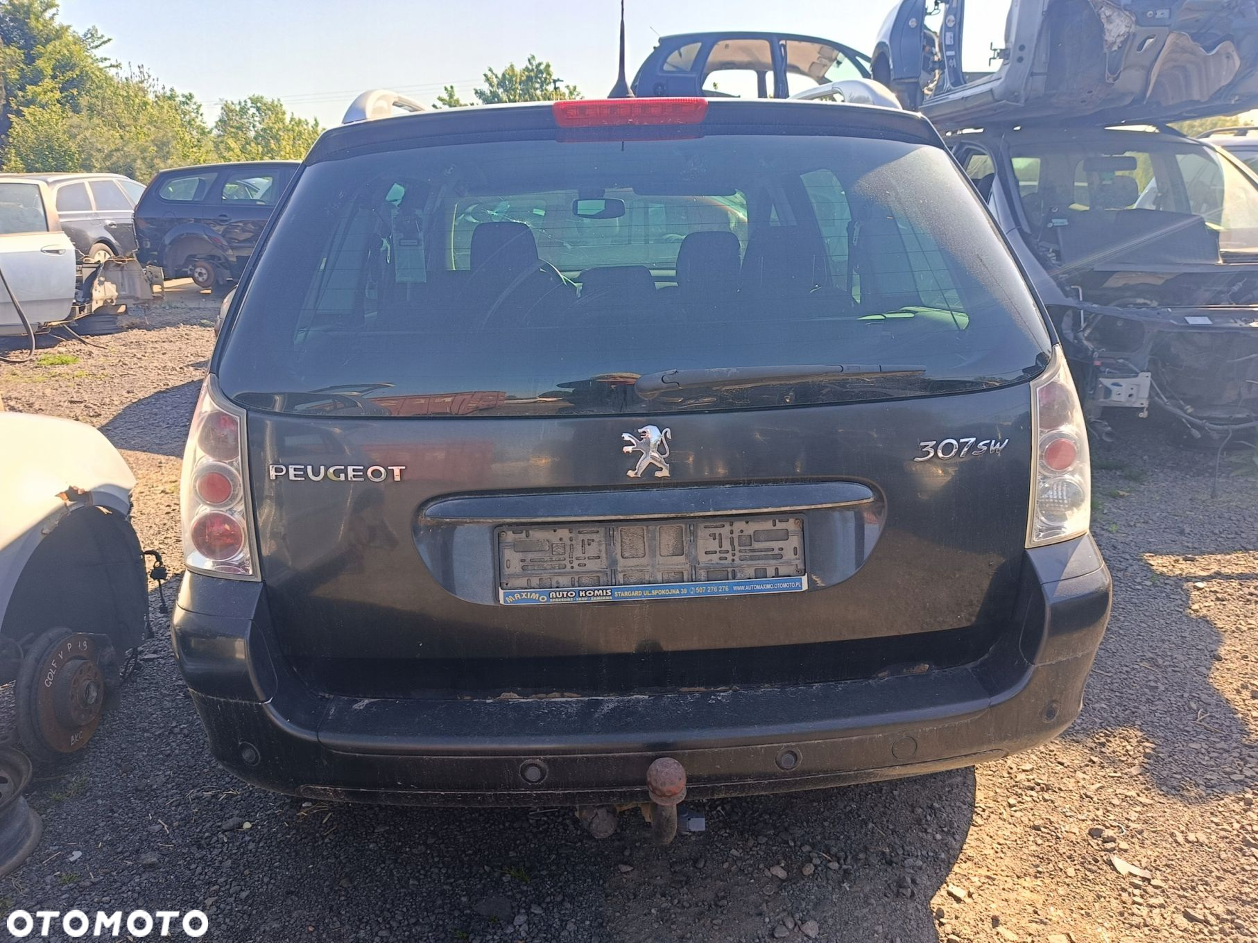 PEUGEOT 307 SW SZYBA KAROSERYJNA TYŁ LEWA PRAWA - 4