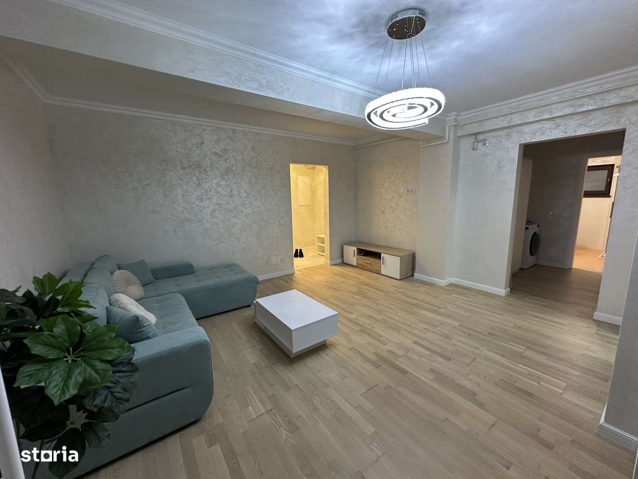 Apartament 2 camere + loc parcare subteran, bloc nou - spre închiriere - Imagine principală: 1/8
