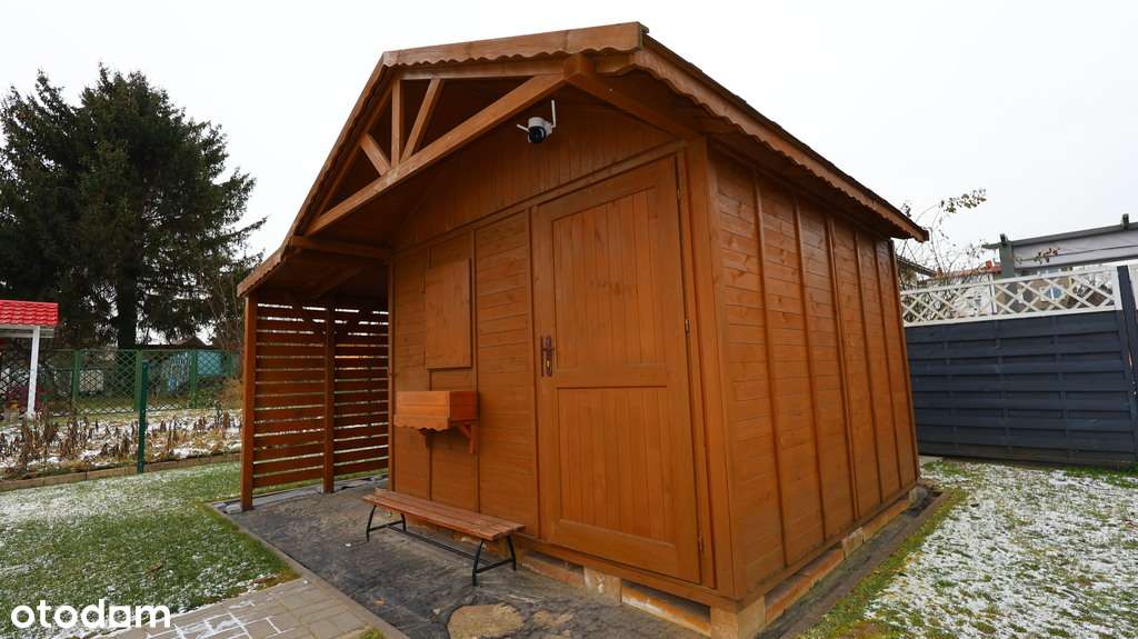 Działka ROD – 3,3 ara | domek | WC | media-0