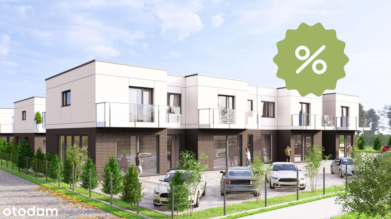 Rodzinny dom szeregowy 114m² 3B | Garaż i ogród | Zarezerwuj już dziś! - Pełny obrazek: 1/12