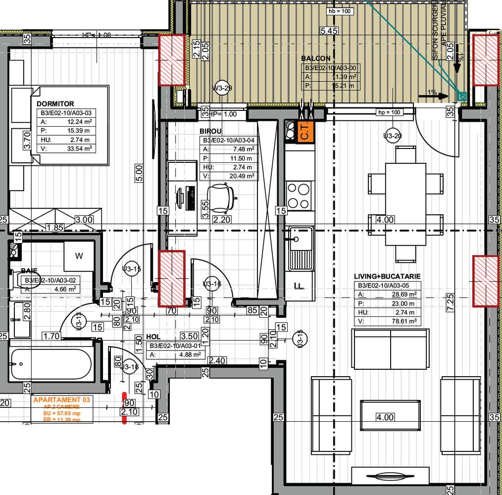 Apartament 2 cam - Energia Residence, Constanta-1