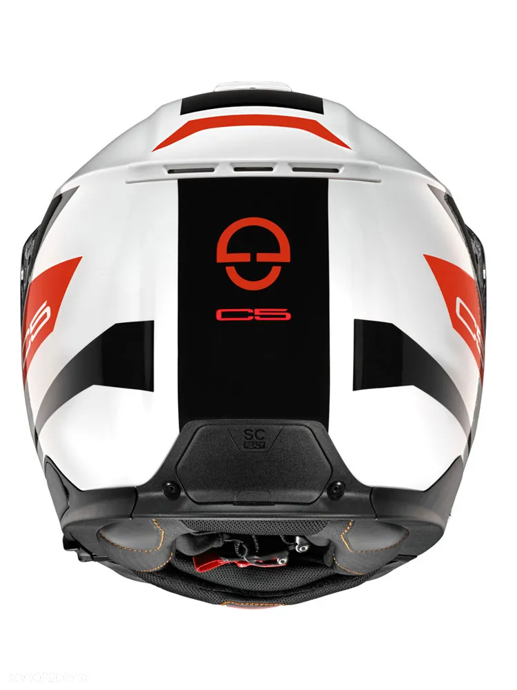 Kask Szczękowy Schuberth C5 Eclipse Czerwony - 3