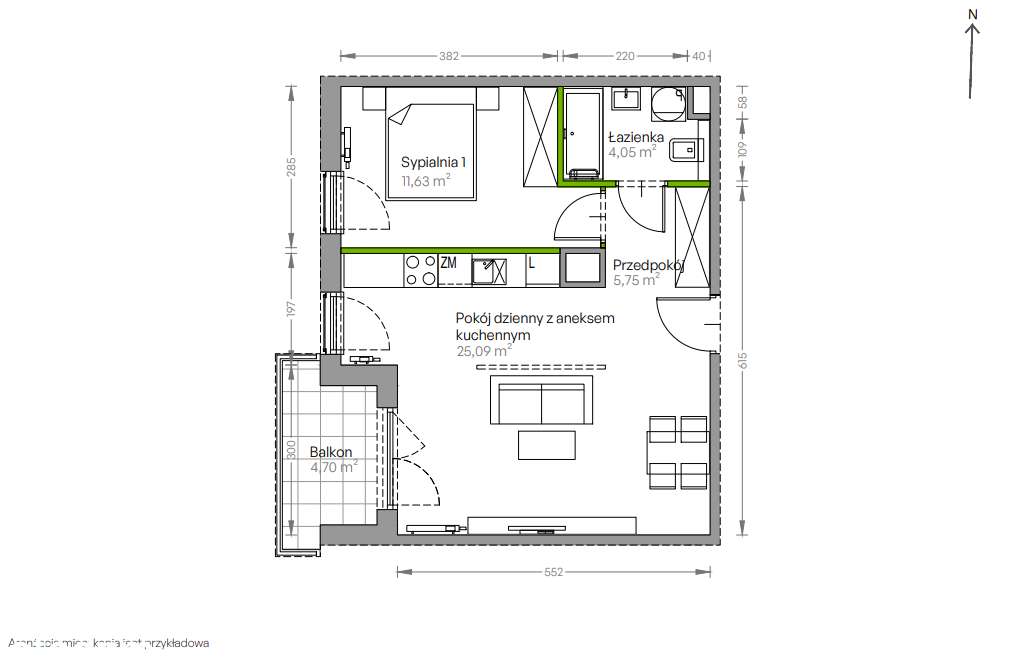 2-pokojowe ul. Romana Ciesielskiego-3