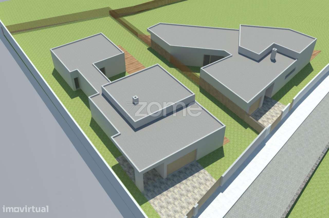 Terreno Urbano 800m2 com Projeto para moradia térrea, em Grijó - Grande imagem: 1/15