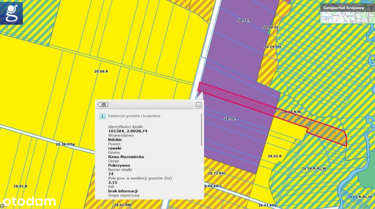 Działka przemysłowa Pokrzywna k/Rawy Mazowieckiej-3