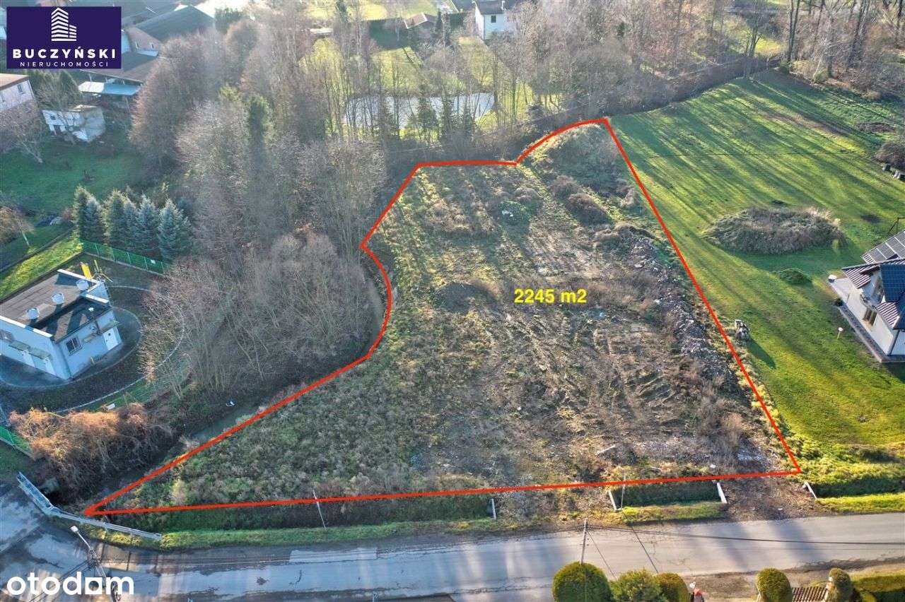 Działka z pozwoleniem na budowę 4 domów.-3