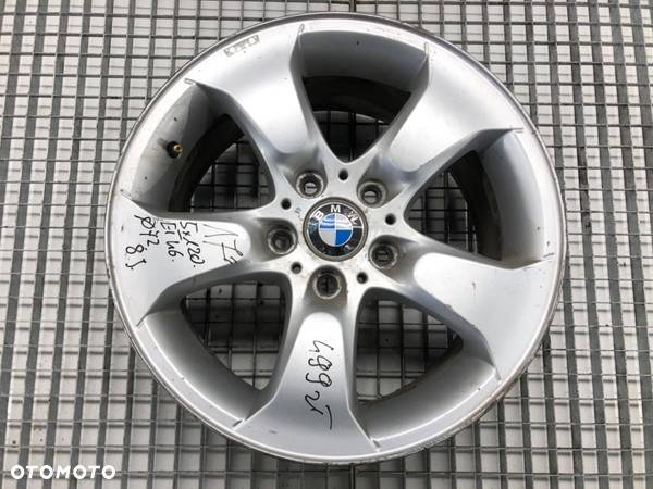 FELGA ALUMINIOWA 17 8J 5X120 ET46 ŚRODEK CENTR. 72 BMW   3417393 - 1