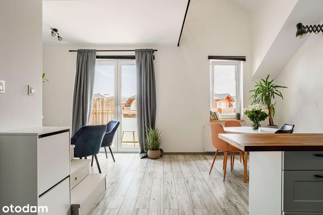 Dwupoziomowe mieszkanie z antresolą i tarasem – ul. Grondysa 7-6