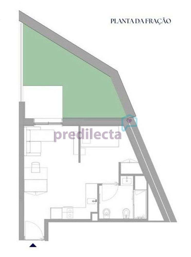 REF4078 - T0 Em Const. Terraço – Campus Universitário, Paranhos - Grande imagem: 5/12
