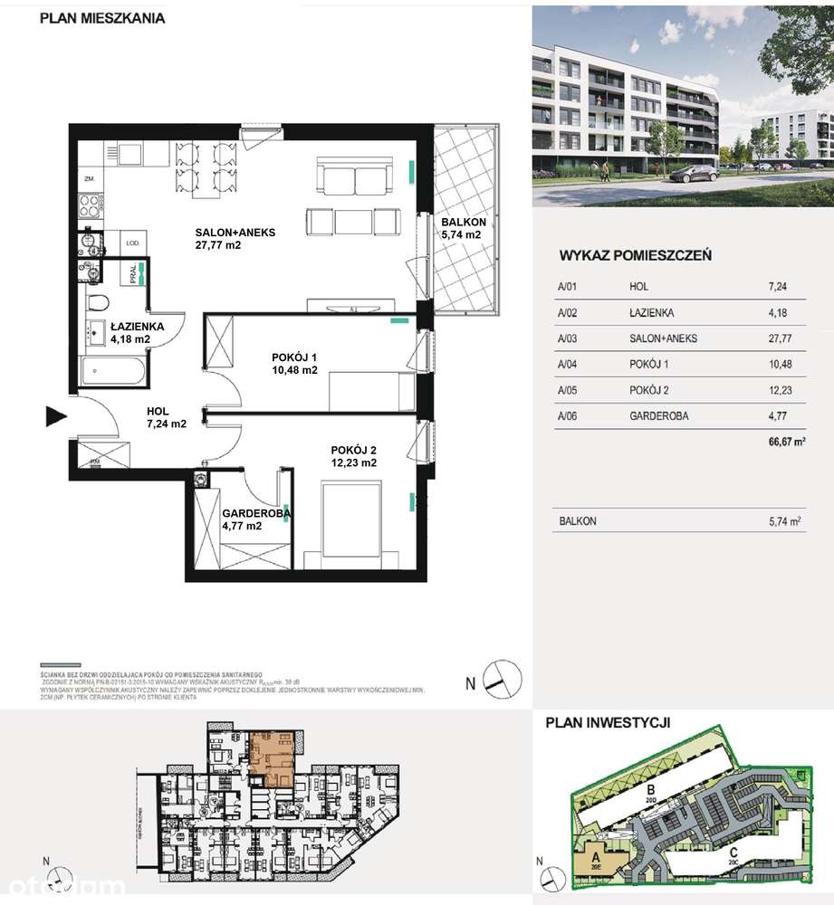 Ustawne 3 Pokoje 66 m2 - GOTOWE do odbioru - Super cena - Piątkowo-3
