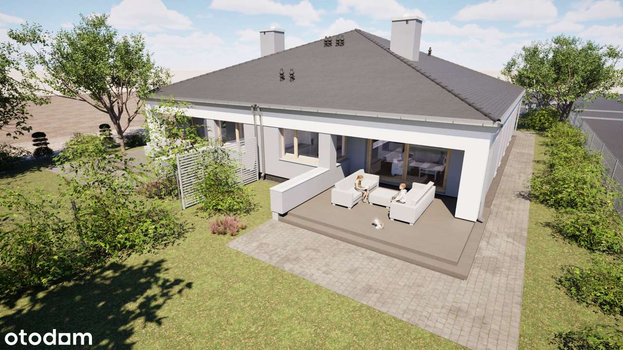 Nowoczesne dom z ogrodem i dwoma miejscami postojowymi ! - Pełny obrazek: 4/8