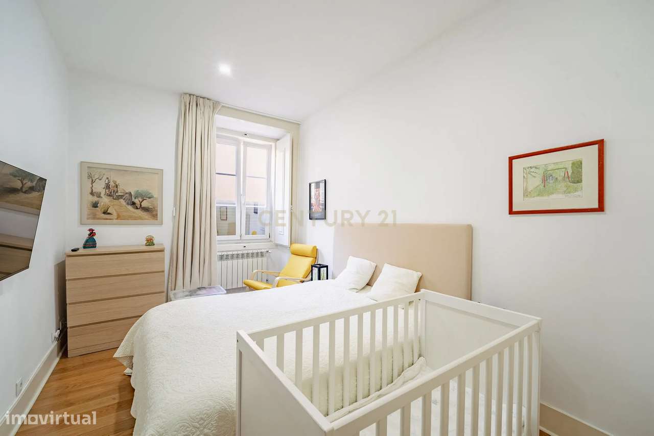 Elegante Apartamento T3 Renovado no Centro Histórico de Lisboa – Rua d-16