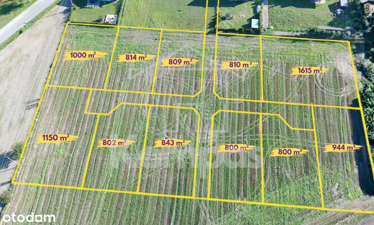 Działki budowlane z MPZP | Spokojna okolica - Pełny obrazek: 1/4