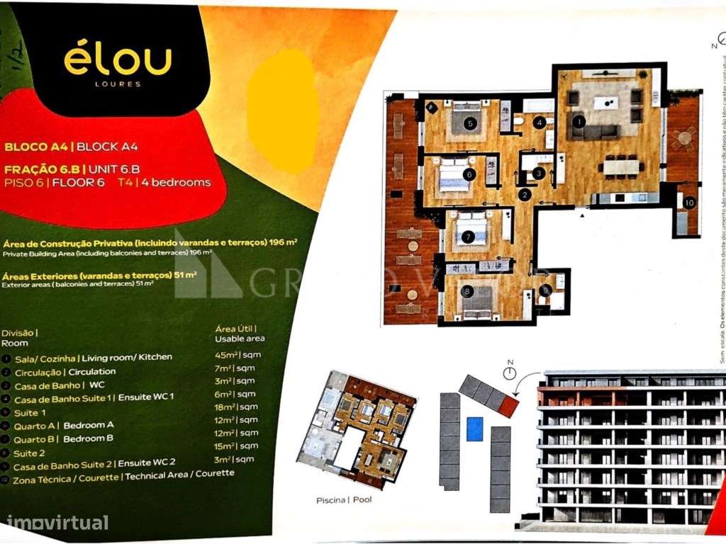 Apartamento T4 em Condomínio com Piscina | St.º António dos Cavaleiros-7