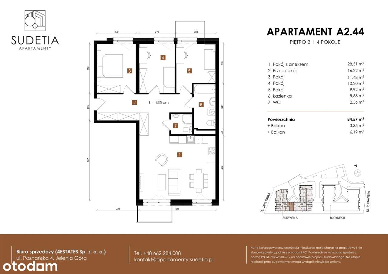 Apartamenty Sudetia | mieszkanie 4-pok. | A2.44 - Pełny obrazek: 2/8