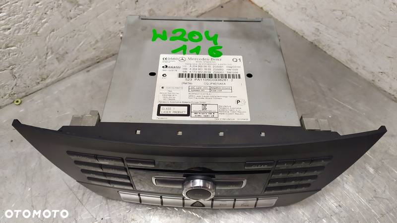 MERCEDES C KLASA W204 RADIO NAWIGACJA A2049011803 - 2