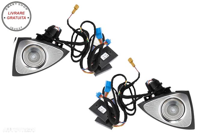 Tweeter LED rotativ cu 64 culori Mercedes S-Class W222 (2013-2020)- livrare gratuita - 1