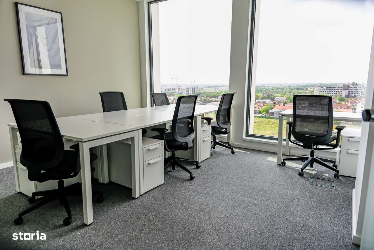 Spațiu de birou privat pentru 3 persoane în Regus Vox Technology Park - Imagine principală: 3/11
