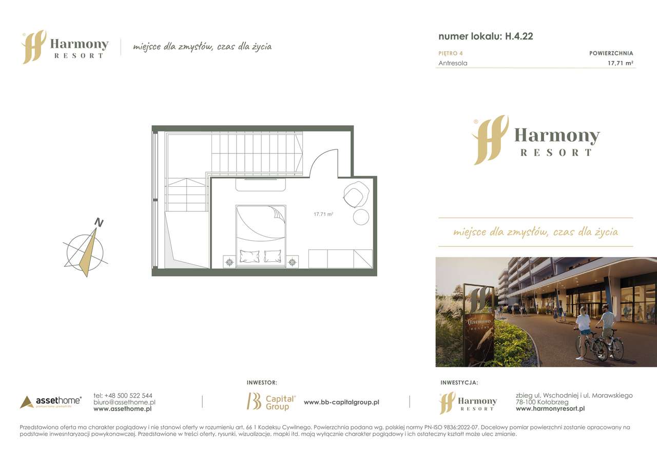 Harmony Resort | apartament 2-pok. | H.4.22 - Pełny obrazek: 2/7