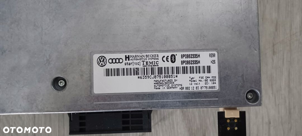 AUDI A4 B7 MODUŁ STEROWNIK BLUETOOTH 8P0862335H - 2