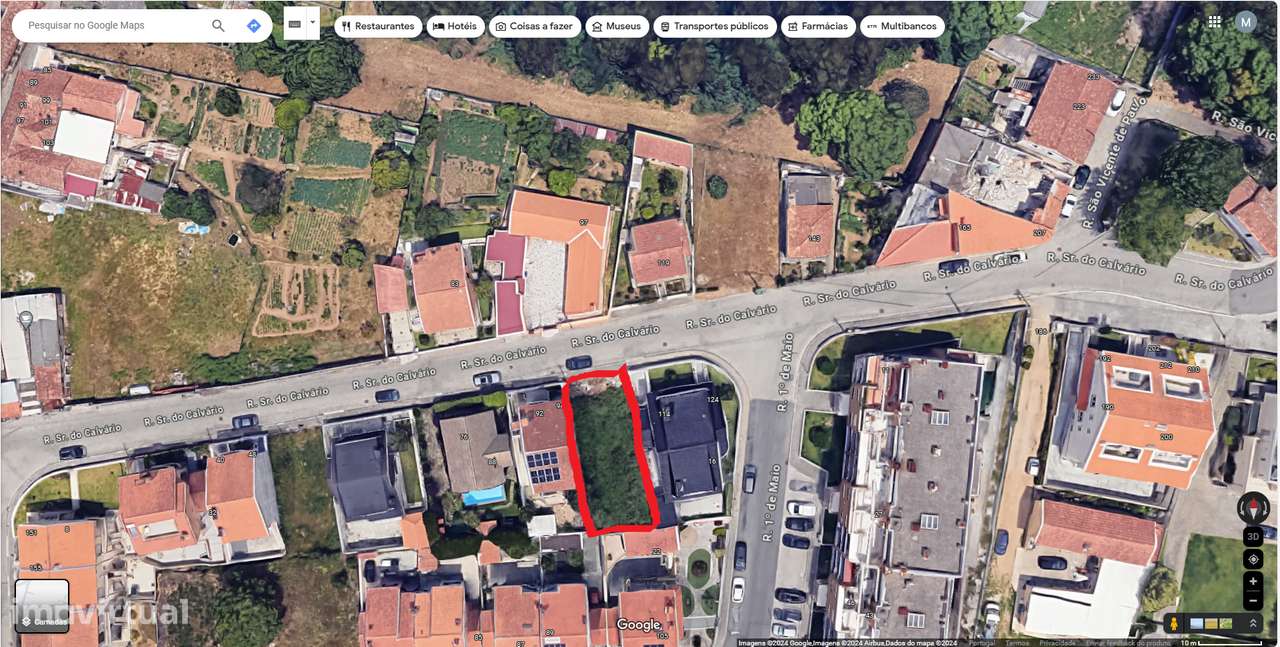 Lote para moradia 3 frentes com 3 pisos proximo aos Carvalhos-4