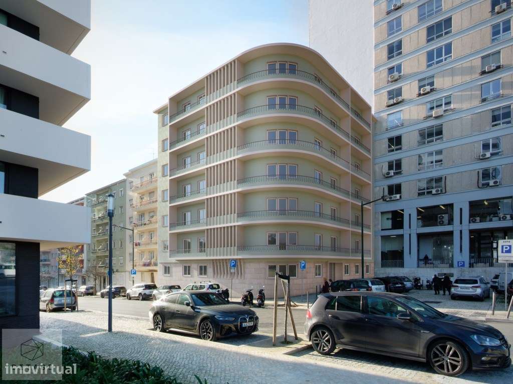 Apartamento T2 no centro Amoreiras com varanda para venda - Grande imagem: 4/4