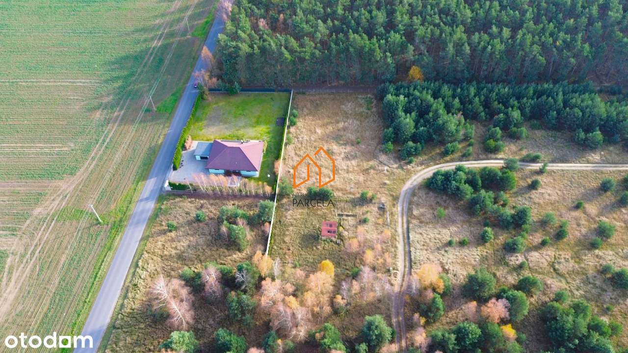 Działka budowlana w otulinie lasu.-0