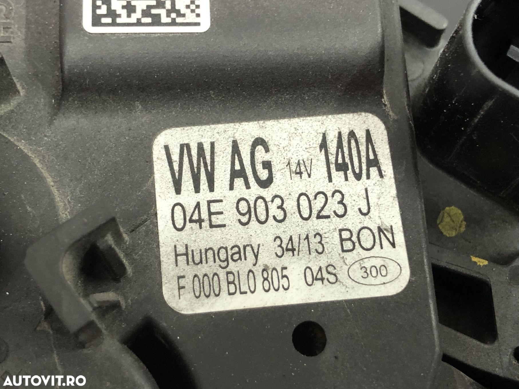 Alternator VW Golf 7 1.4TSI Manual - 3