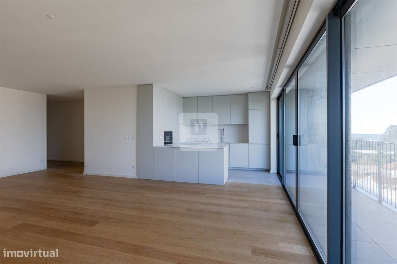 T3 com Varanda Vistas Mar Canidelo | T3 Gaia | Apartamento Le Parc-5