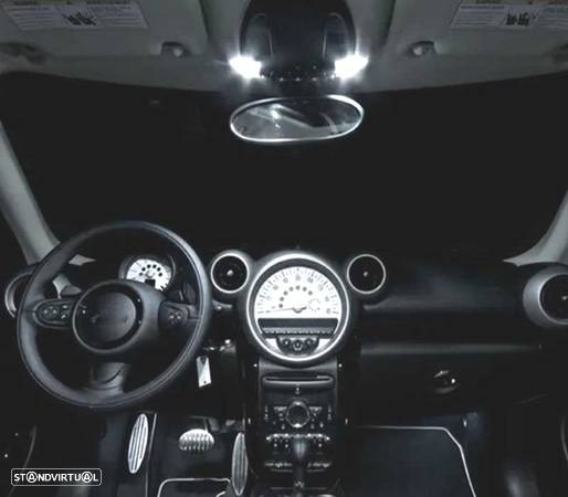 KIT 15 LAMPADAS LED INTERIOR PARA MINI COOPER S ALL4 JOHN COOPER WORKS COUNTRYMAN R60 11-13 - 1