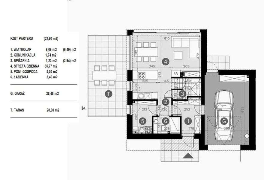 Ligota Wielka , 135m2 , 4 pokoje , 2 łazi, GARAŻ OGRÓD - Pełny obrazek: 4/15