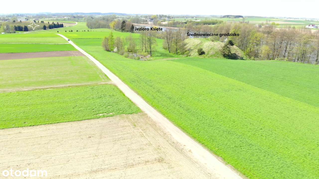 Działka 3034m² . Las i jezioro w pobliżu-2