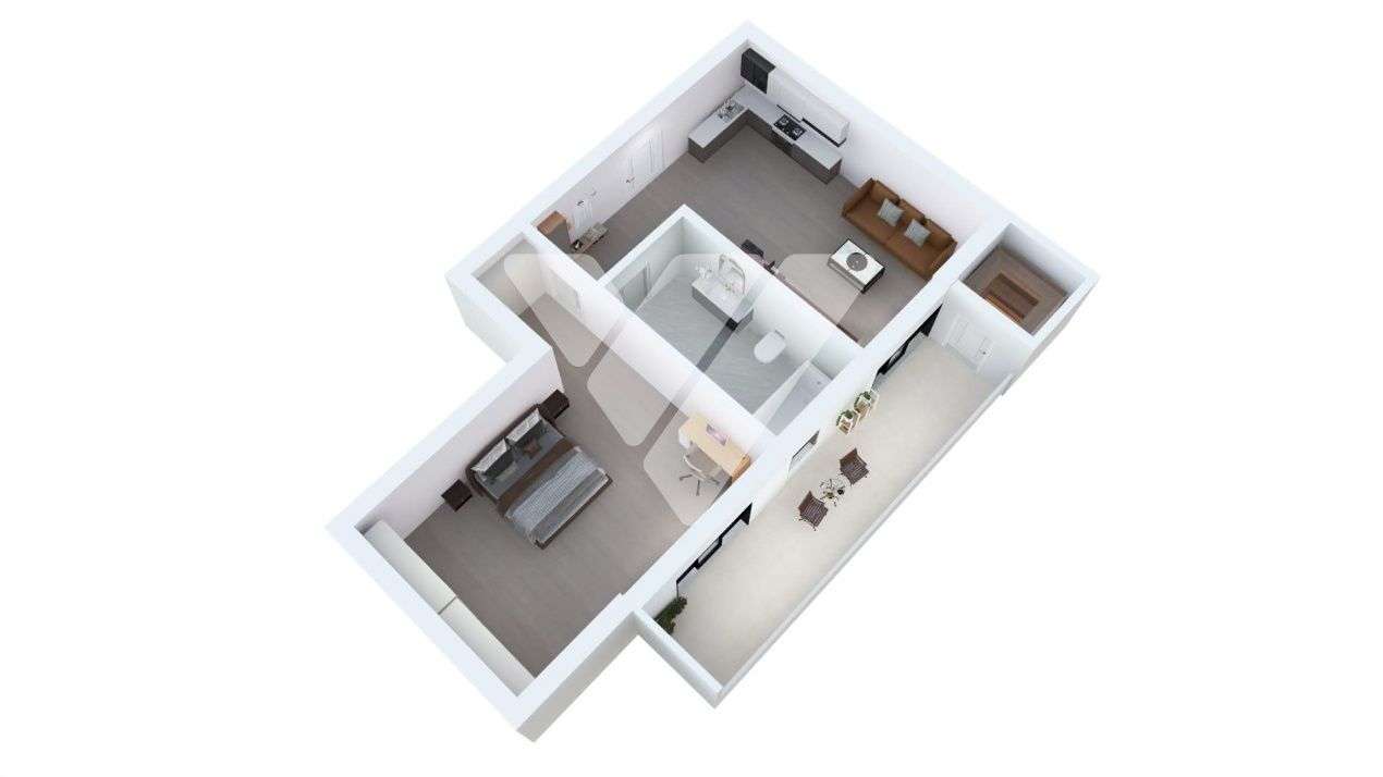 Apartament 2 camere, etaj 1 - Loc de parcare - Imagine principală: 5/8