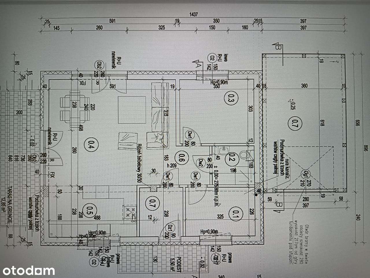 DOM PARTEROWY - PERŁA H - ŻORY ul.ŁĄKOWA-6