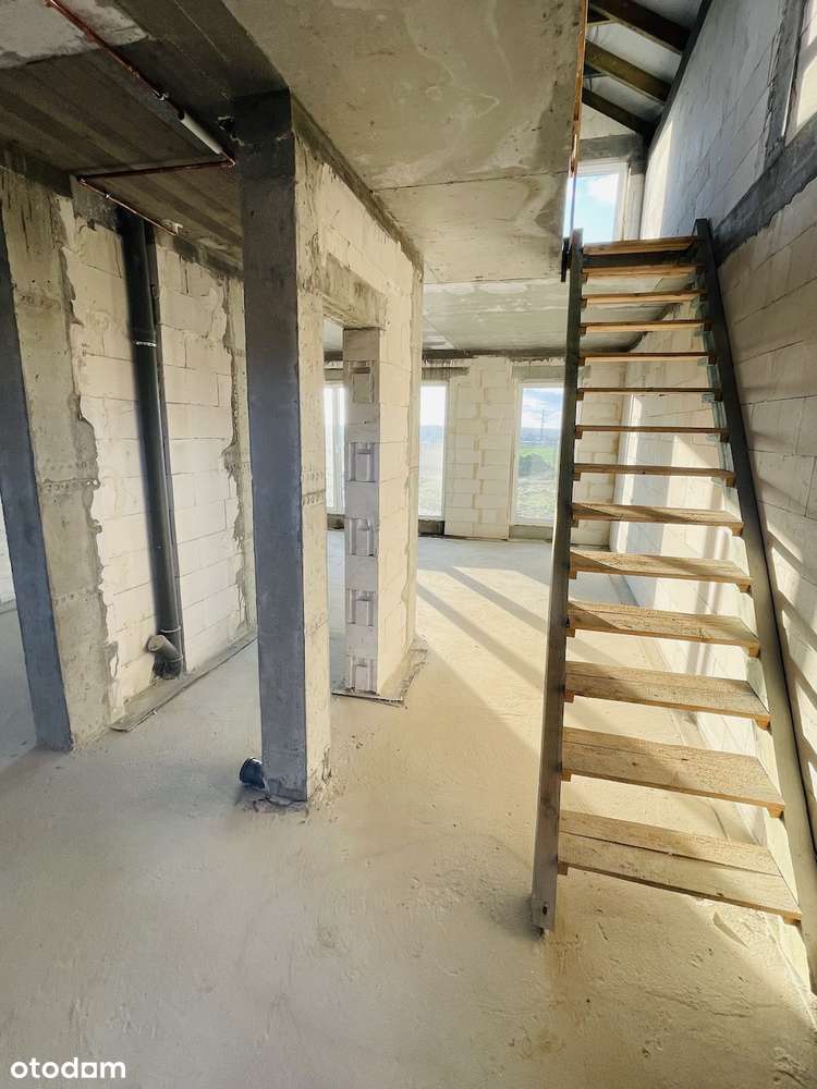 Nowy dom skrajny połączony tylko garażem-do wykończenia - Pełny obrazek: 5/13