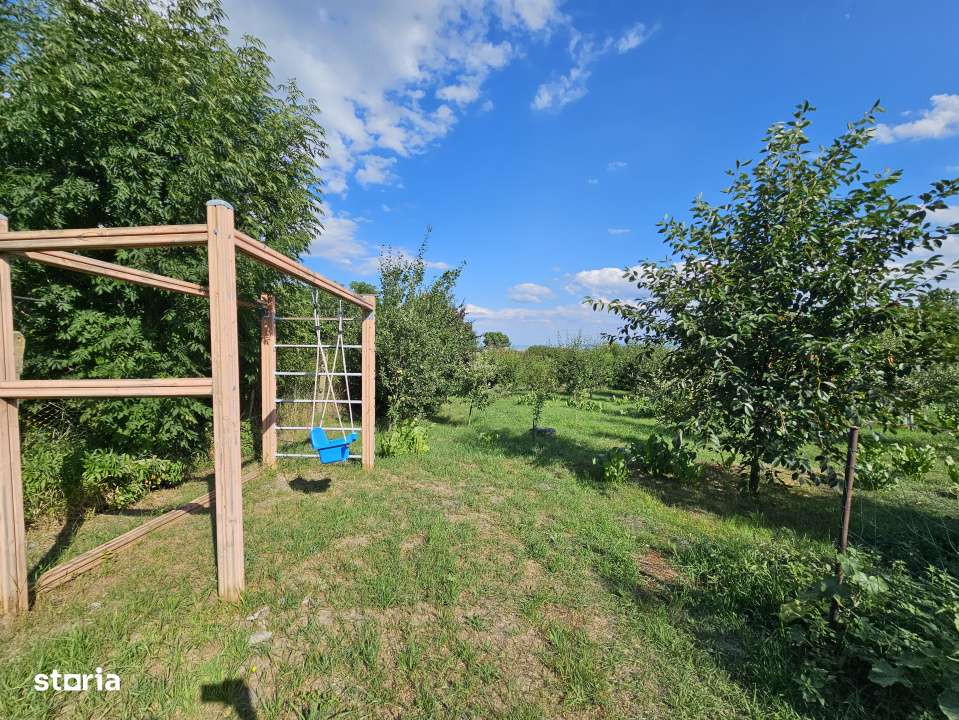 Teren intravilan cu casa renovabila | 772mp teren | Front 12m | Aiton
