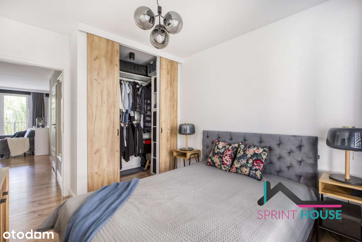 Pięknie urządzone 3 pokoje, balkon, garaż i boks-10