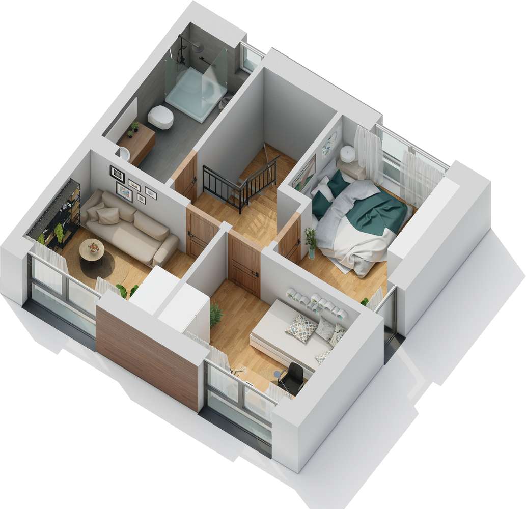 Dom z ogródkiem i pompą ciepła – komfortowa alternatywa dla bloku-1