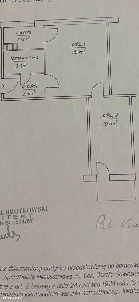 Sprzedam mieszkanie 2-pok-37,5m-do remontu, IVp, balkon, widna kuchnia-16