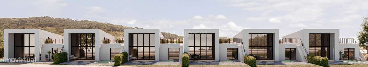 Eco villa em banda, com piscina privada, piscina natural, horta e  flo - Grande imagem: 3/13