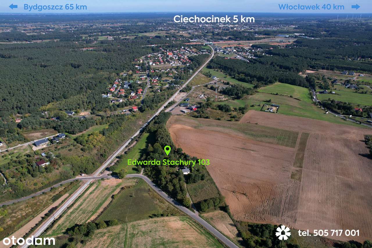 Dom z garażem, duża działka pod Aleksandrowem Kujawskim - Pełny obrazek: 3/20