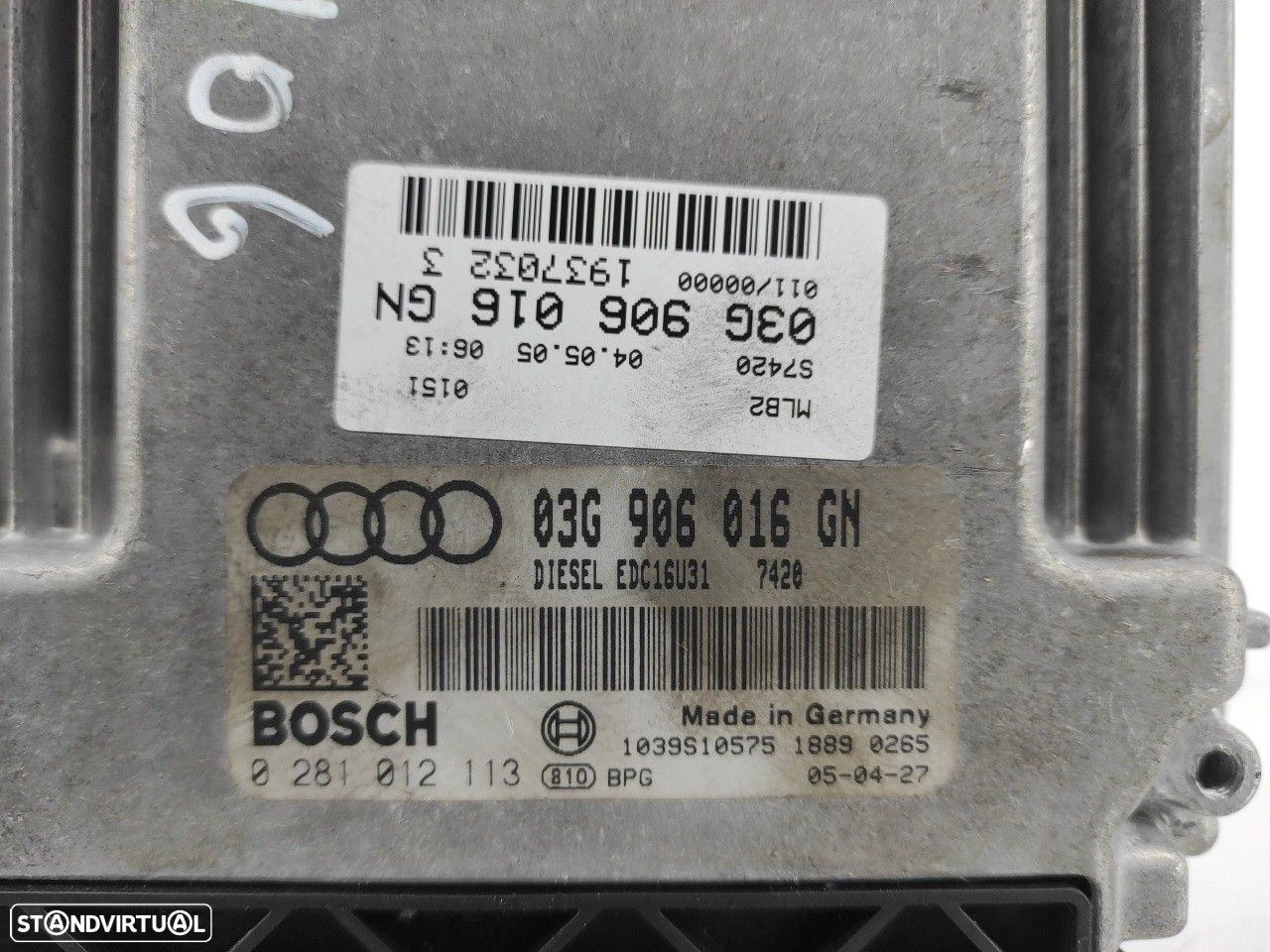 Centralina Do Motor Audi A4 Avant (8Ed, B7) - 5